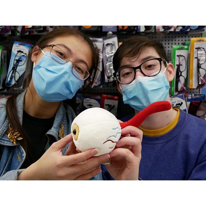 Eyeball girl and guy