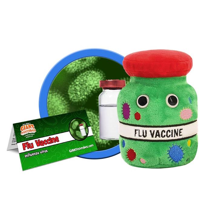 Flu Vaccine plush cluster