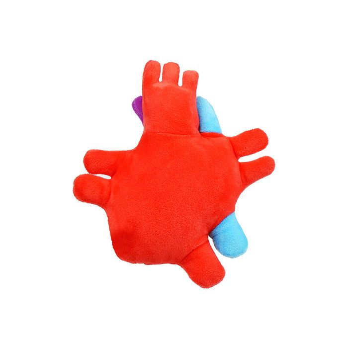 Heart plush back