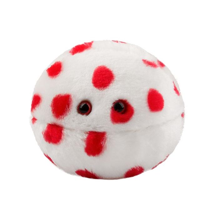 Measles plush doll front