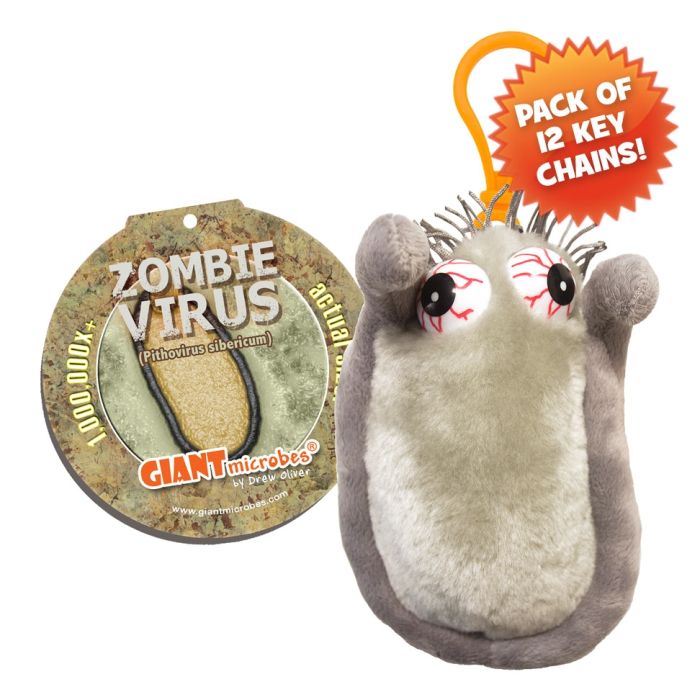 Zombie Virus Key ring pack