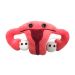 Uterus plush doll