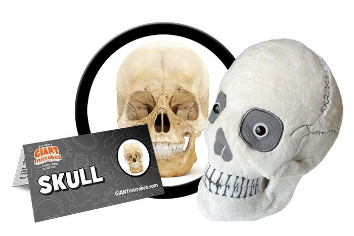 Skull plush cluster