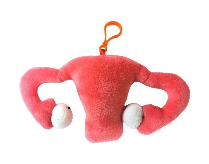 Uterus key ring back