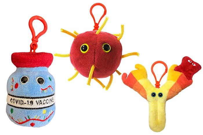 COVID Vaccine key chain pack