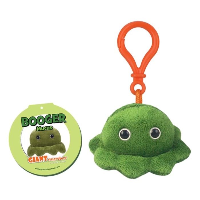 Booger key chain tag
