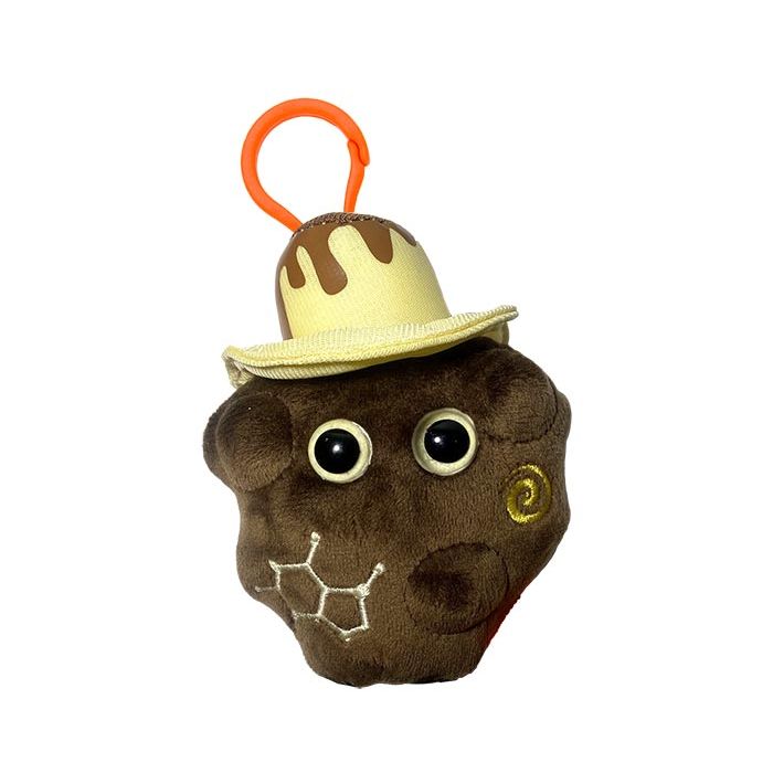 Chocolate key chain plush