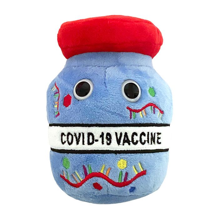 COVID vaccine plush doll