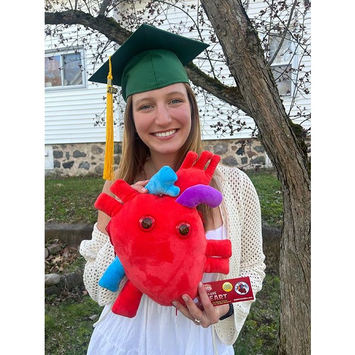 Deluxe Heart with graduate