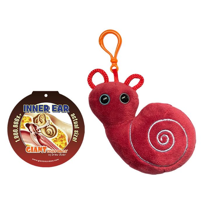 Inner Ear key chain with tag