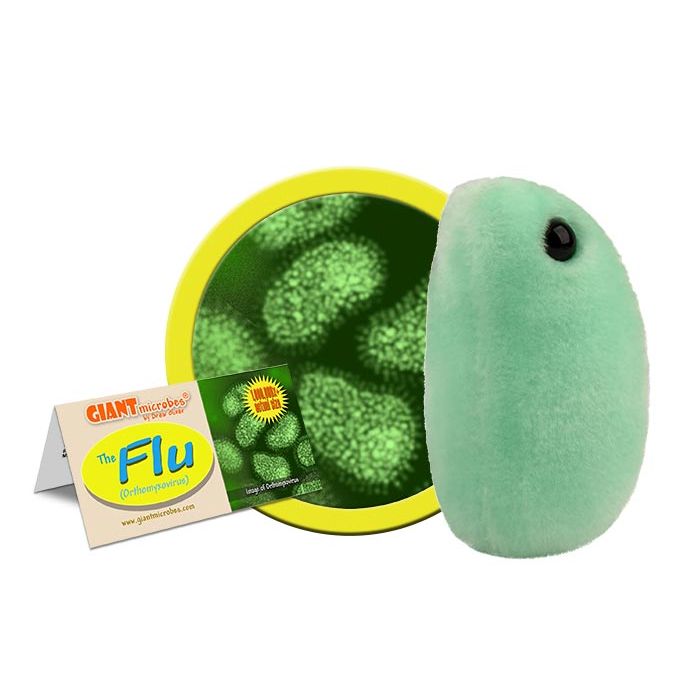 Flu plush doll cluster