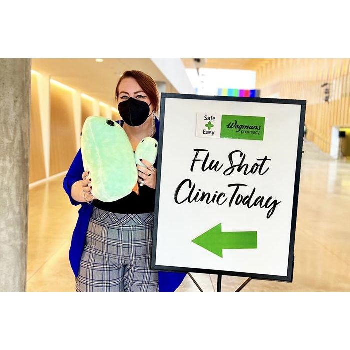 Flu shot gigantic and original