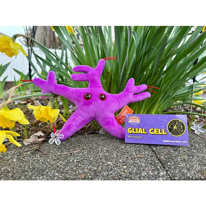 Glial Cell plush flowers