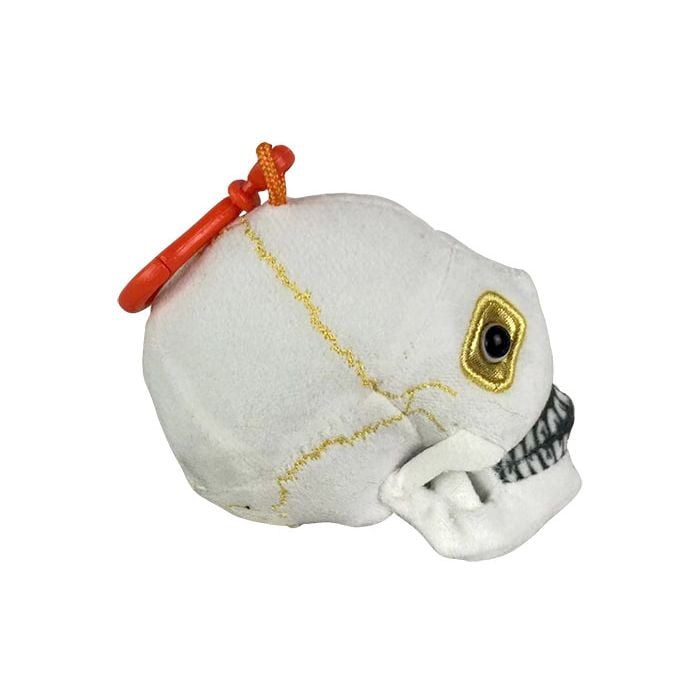 Gold Skull key chain side