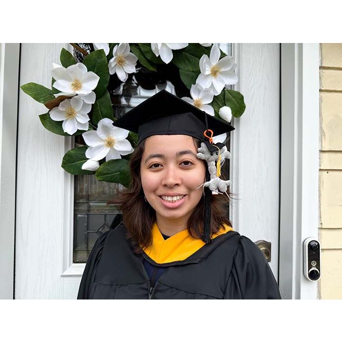 Graduation Brain Cell key chain model