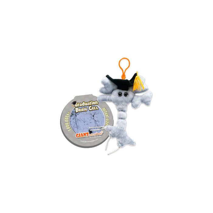 Brain Cell Graduation Key Chain