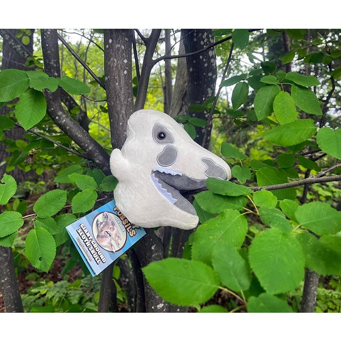 Ground Sloth plush in tree
