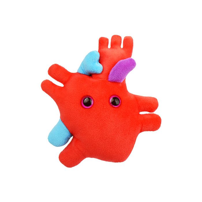 Heart plush doll
