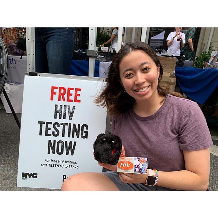 HIV plush testing site
