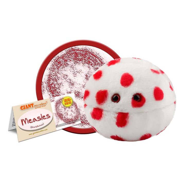 Measles plush doll cluster