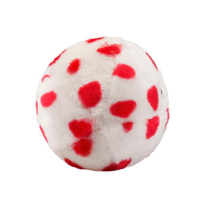 Measles plush doll side