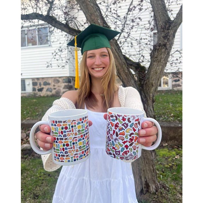 Art mugs graduation