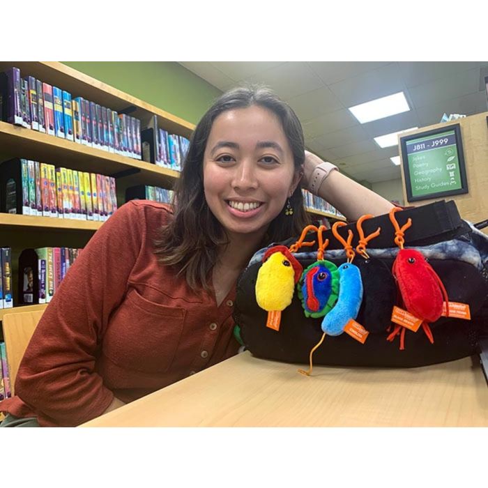 Plagues from History minis on backpack