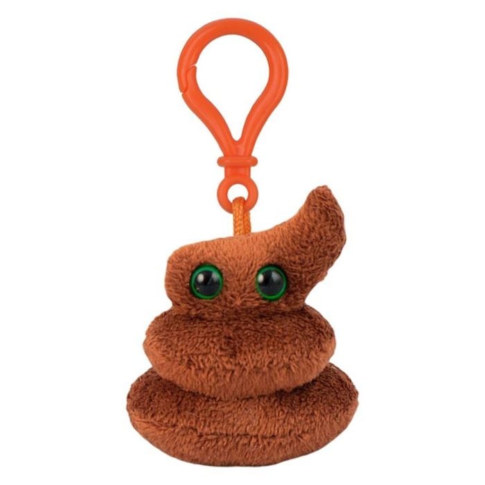 Poop plush key chain