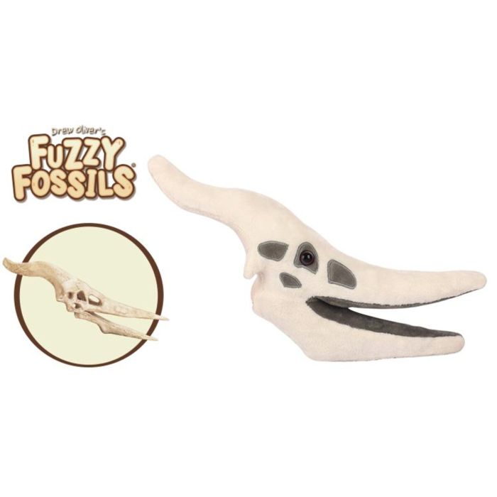 Pteranodon skull plush cluster