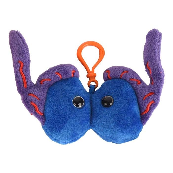 Testicles plush key chain
