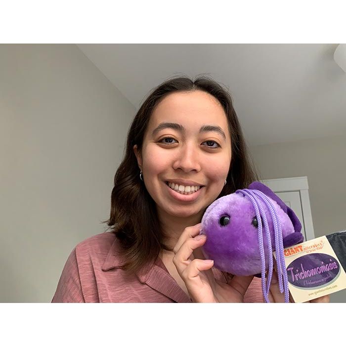 Trich plush with woman