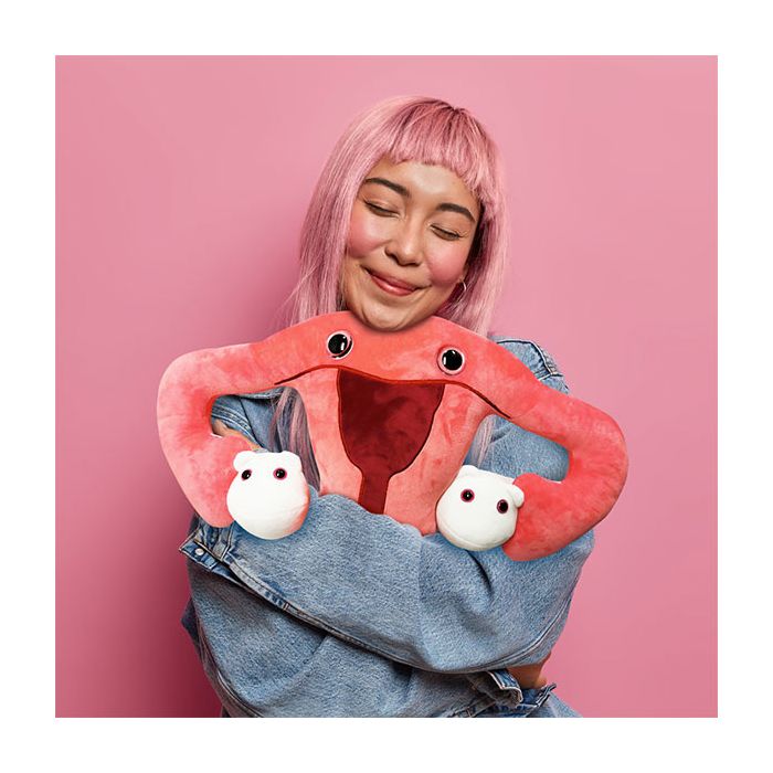 Uterus gigantic hug happy