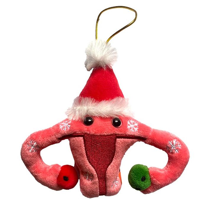 Uterus plush ornament