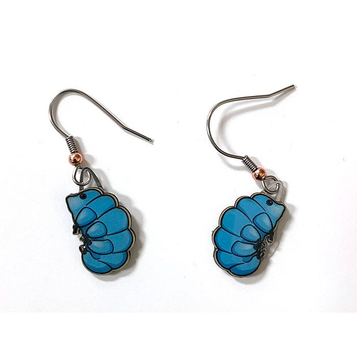 Waterbear earrings close