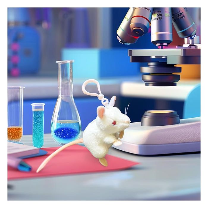 White Lab Mouse kc in lab