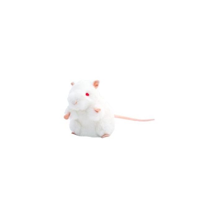White Lab Mouse doll