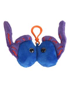 Testicles plush key chain