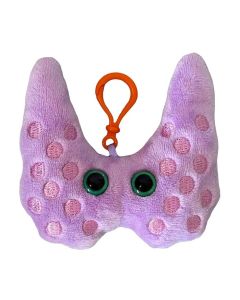 Thyroid plush key chain