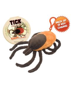 Tick key chain 12 pack new