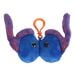 Testicles plush key chain