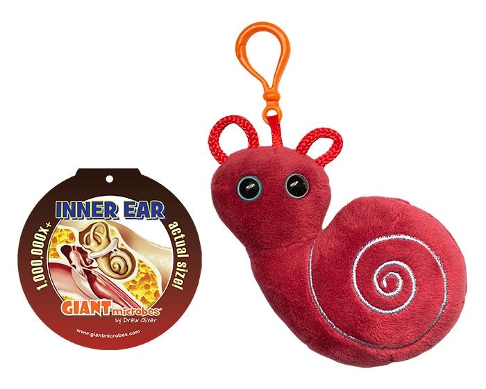 Inner Ear key chain with tag