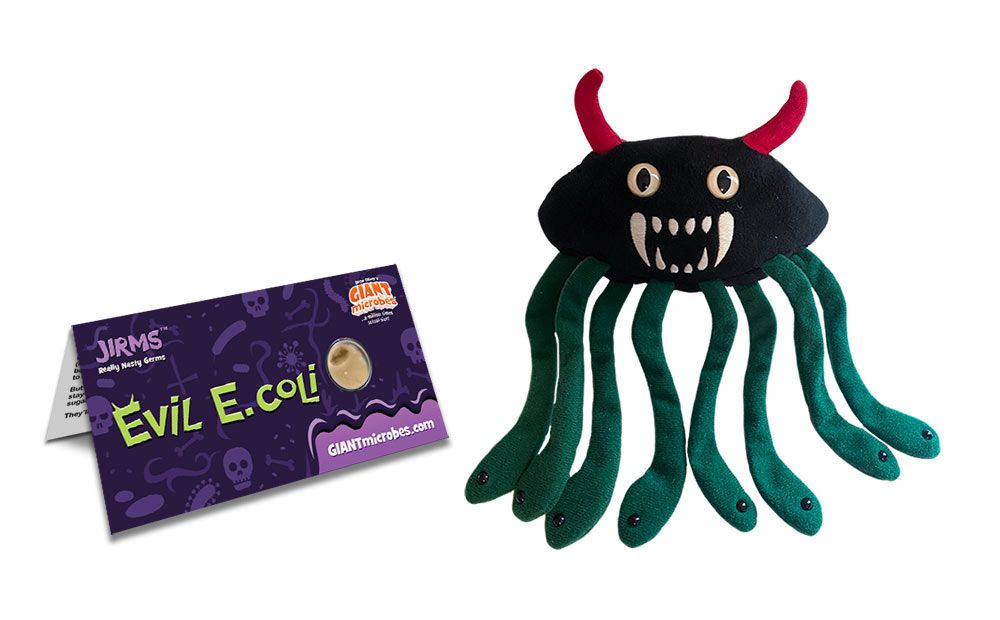 Evil E. coli with tag