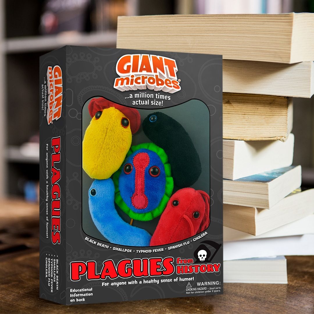 Plagues box with books