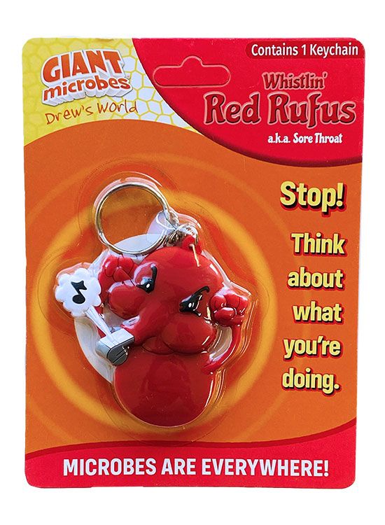 Red Rufus key chain pack