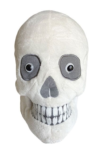 Skull plush front view